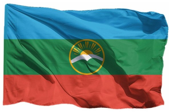 Флаг Карачаево-Черкесии Карачаево-Черкесской Республики