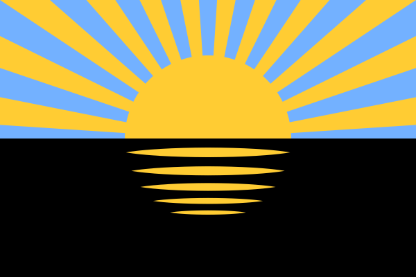 Флаг Донецкой области Украины