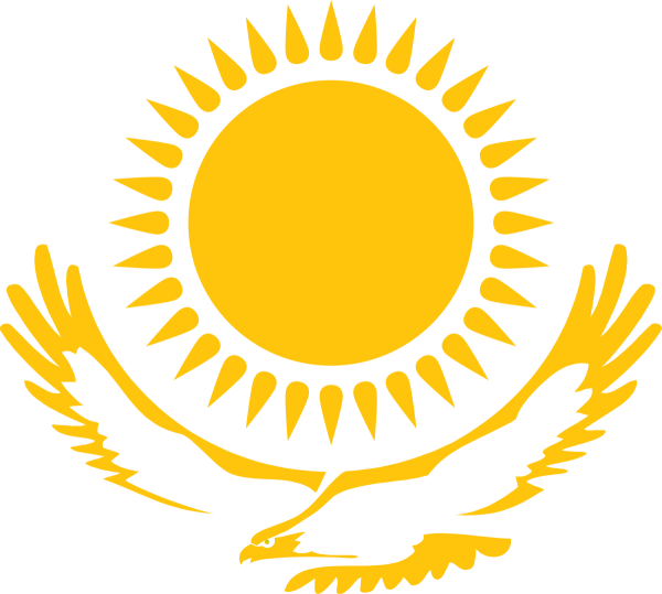 Орёл на флаге Казахстана