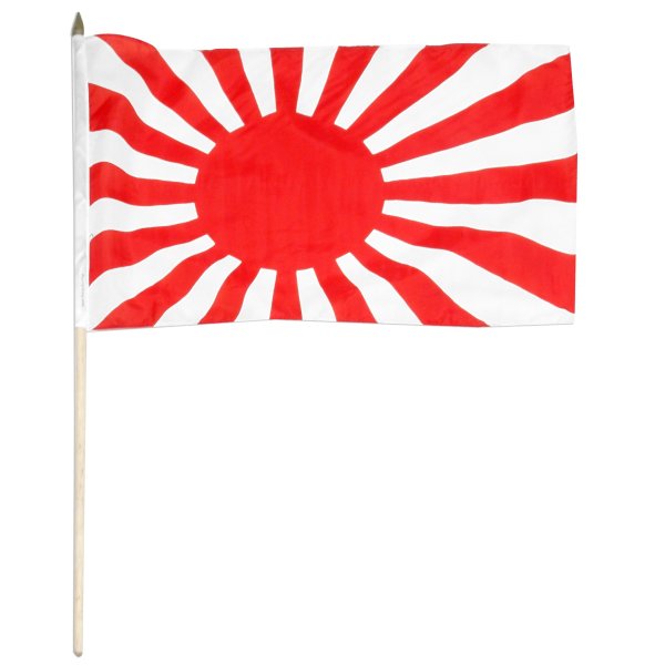 Красный флаг с белыми полосками
