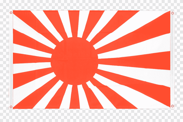 Флаг солнце с лучами на белом фоне