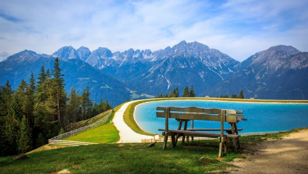 Альпы Австрия озеро