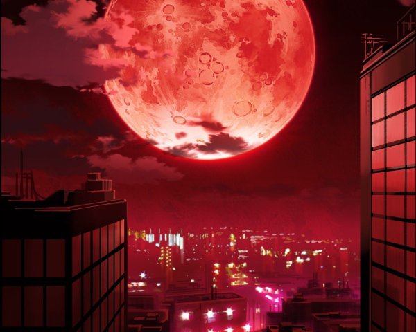Кровавая Луна аниме Наруто