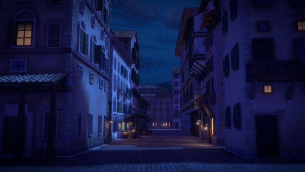 Тёмный переулок ночью анимэ