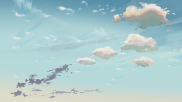 Аниме Макото Синкай за облаками