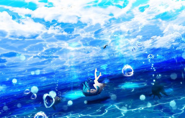 Голубой океан аниме
