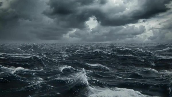 Баренцево море шторм
