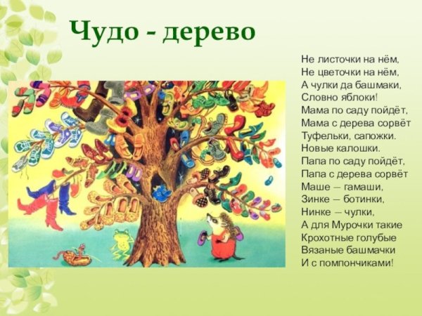 Стихотворение чудо дерево корней Чуковский