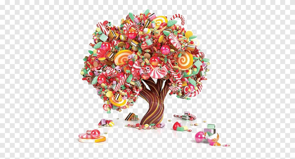 Дерево со сладостями