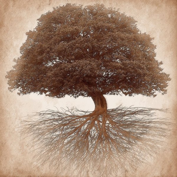 Красивое дерево для генеалогического древа
