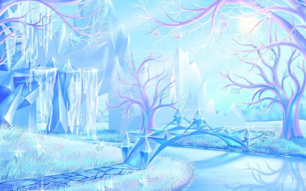 Сказочное зимнее дерево