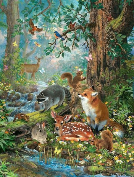 Животные в лесу