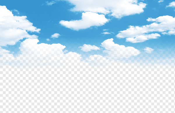 Облака на прозрачном фоне