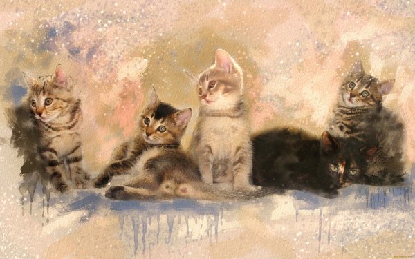Кошки в живописи