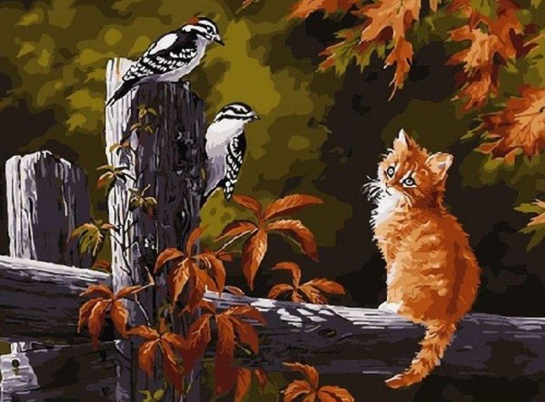 Персис Клейтон Вейерс кот осень