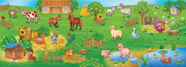 Ферма с домашними животными для детей