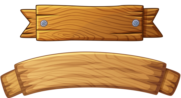Деревянная плашка для надписи
