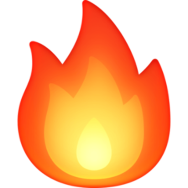 Emoji iphone огонь
