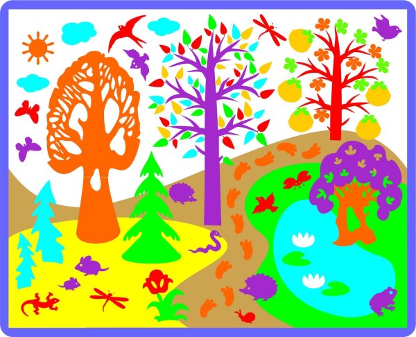 Развивающая среда фиолетовый лес Воскобовича