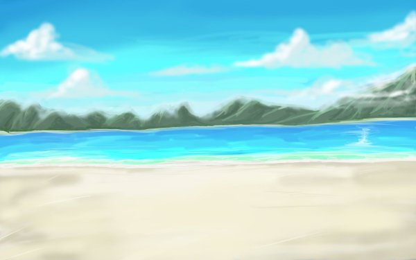 Фон пляжа для гача лайф