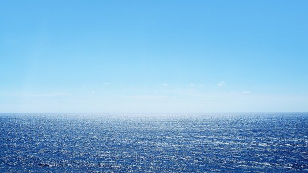 Море небо Горизонт