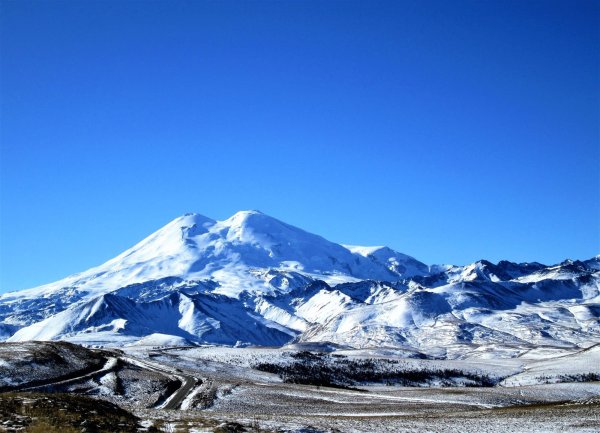 Горы Кавказа Эльбрус