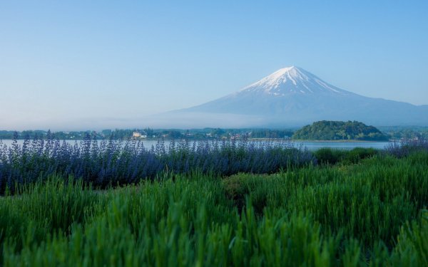 Озеро Кавагути, гора Фудзияма, Япония