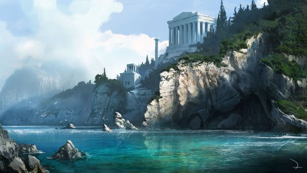 Assassins Creed Odyssey гора Олимп