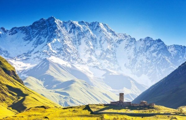 Кавказские горы Грузия Сванетия