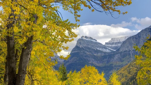 Пейзажи штата Монтана осень