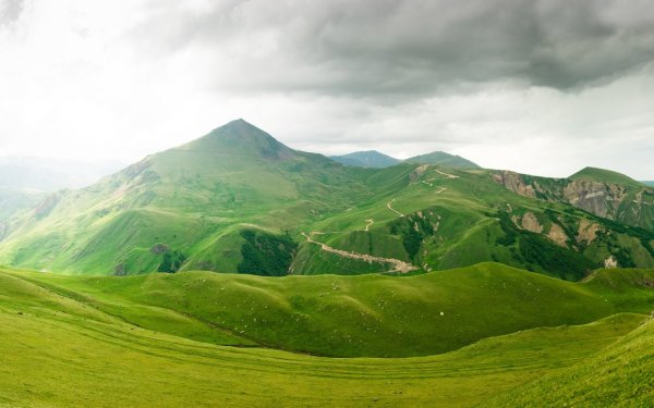 Зеленые холмы горный Алтай