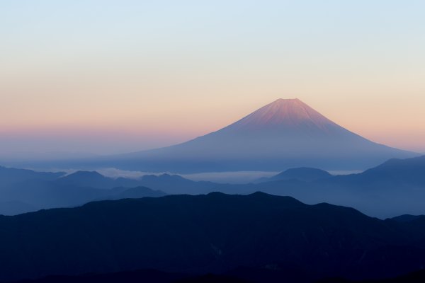 Гора Фудзи вершина