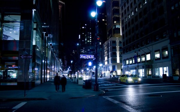 Ночные улицы Нью-Йорка
