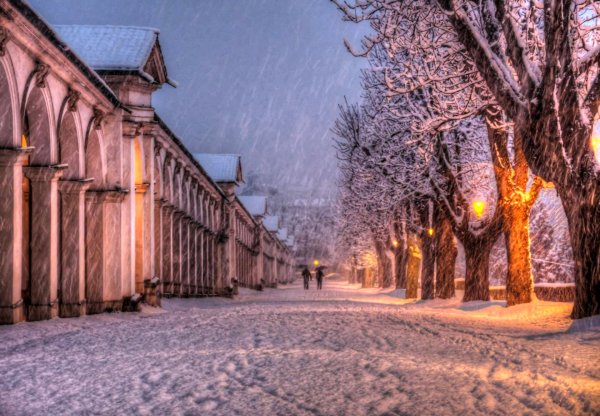 Зимний город