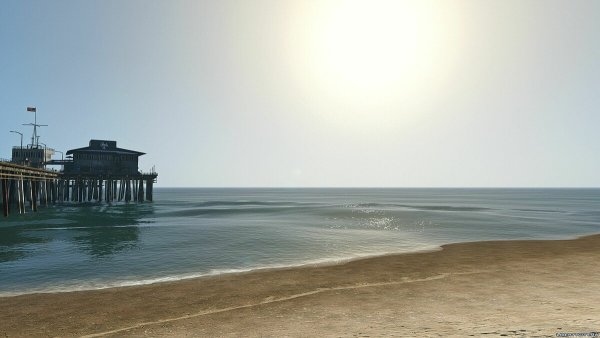 Пляж из GTA 5