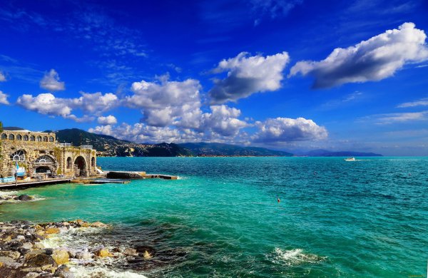 Италия побережье Лигурийского моря