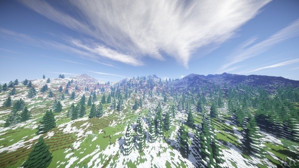 Minecraft 1.17 горы