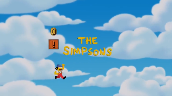 Симпсоны заставка облака
