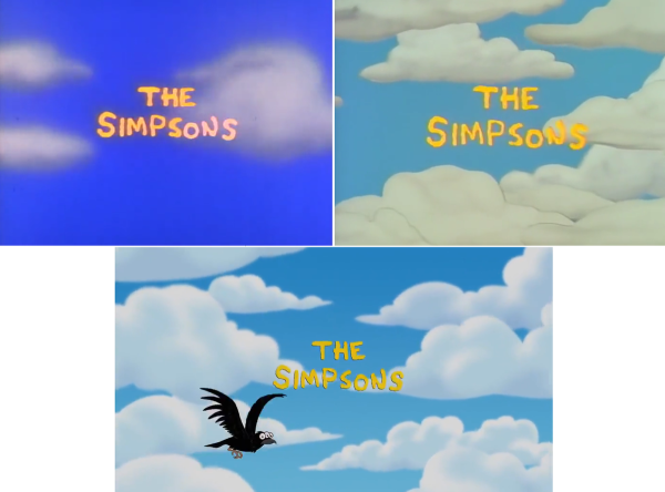 Облака из заставки Симпсонов
