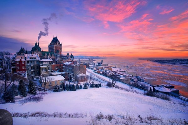 Квебек Канада зимой