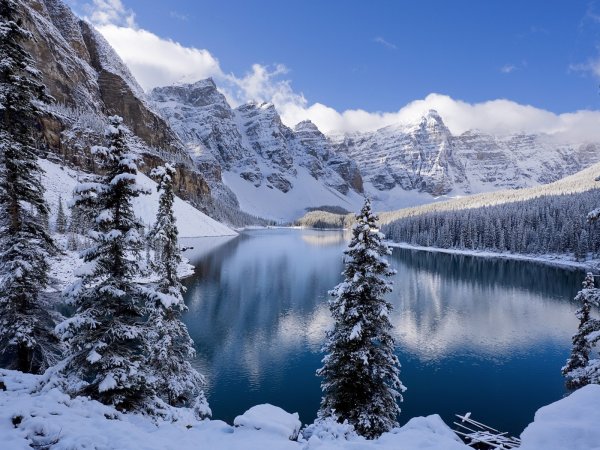 Озеро Морейн, Канада Winter