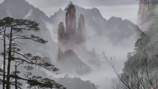 Фон китайские горы
