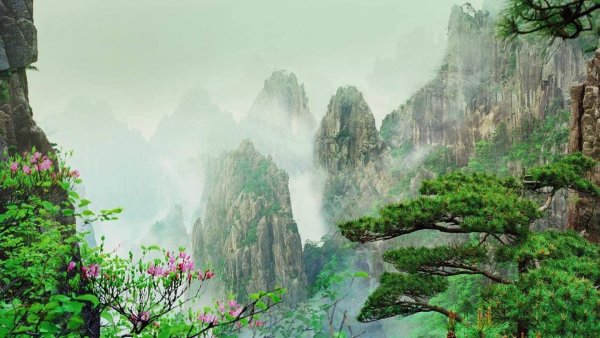Китай пейзаж Хуаншань