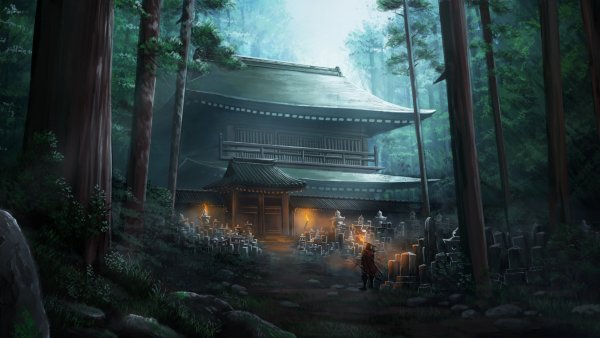 Храм самураев в Японии