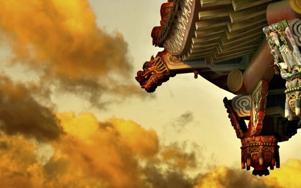 Храм в облаках Китай