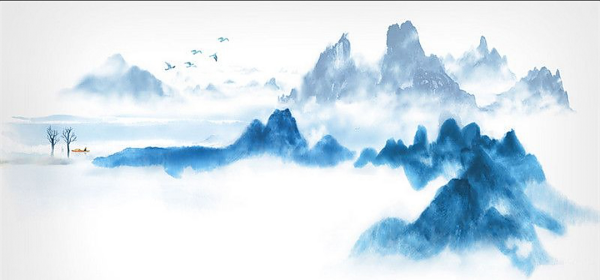 Китайская живопись облака