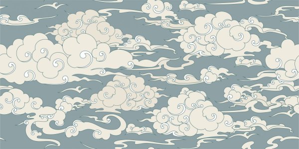 Китайский орнамент облака