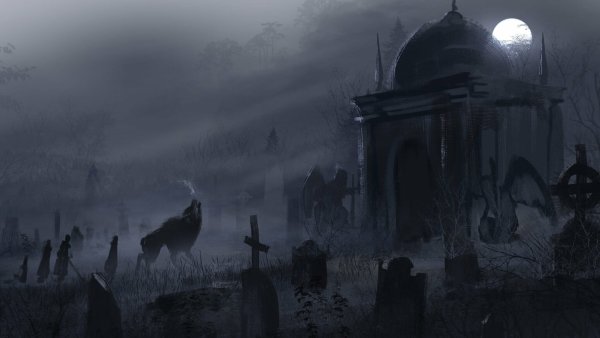 Готическое кладбище