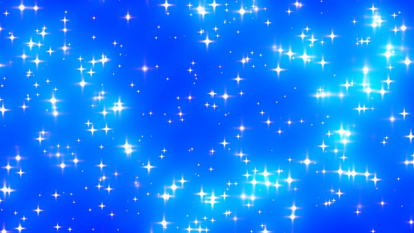 Голубое небо со звездами