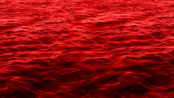 Море красного цвета